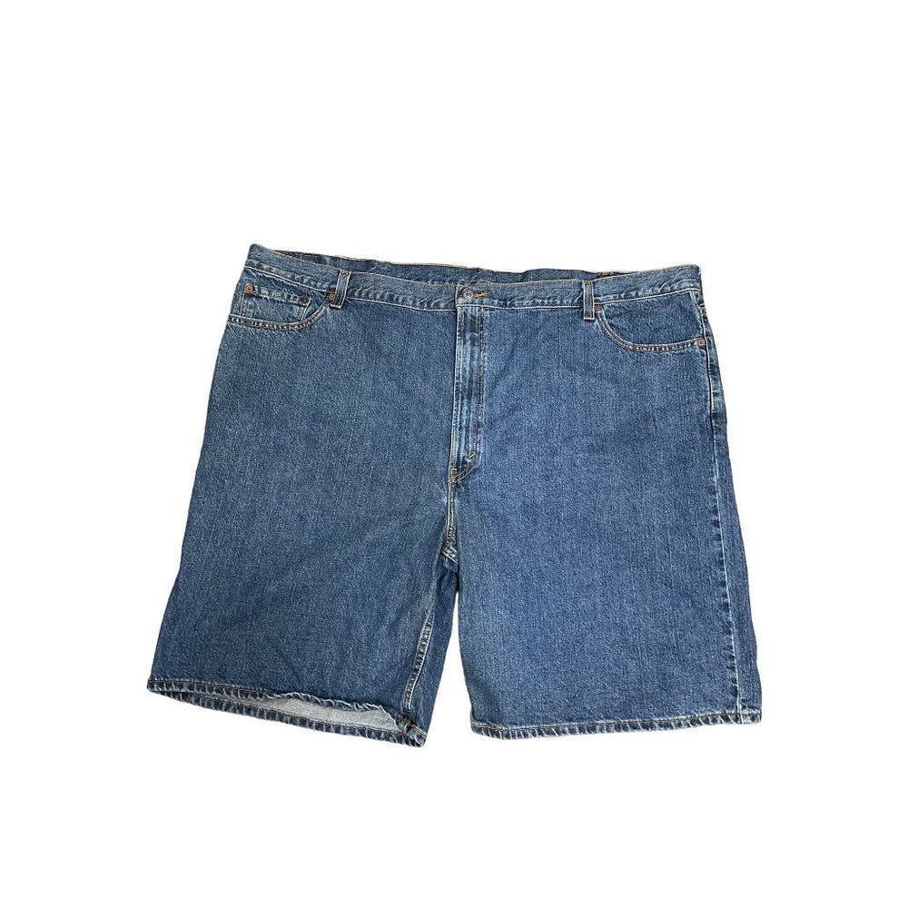 54" Levis 550 Denim Shorts Relaxed Fit Zip Fly